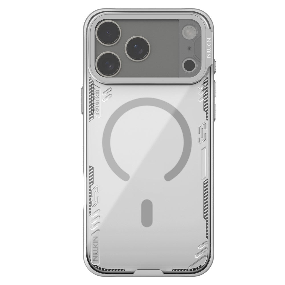NILLKIN Iceblade CamProp iPhone 17 Pro Max Case | PC+TPU | Magnetic Kickstand with Clear Lens Cover - TechGearPal