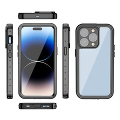 REDPEPPER PRO Series for iPhone 14 Pro IP68 Waterproof Transparent Phone Case Drop-proof Back Cover - TechGearPal