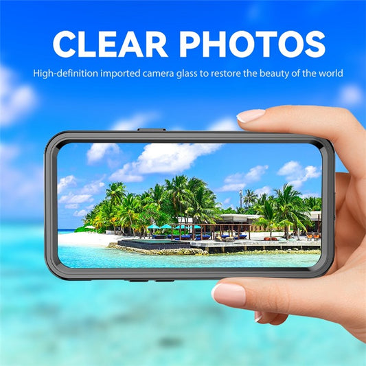 REDPEPPER PRO Series for iPhone 14 Pro IP68 Waterproof Transparent Phone Case Drop-proof Back Cover - TechGearPal