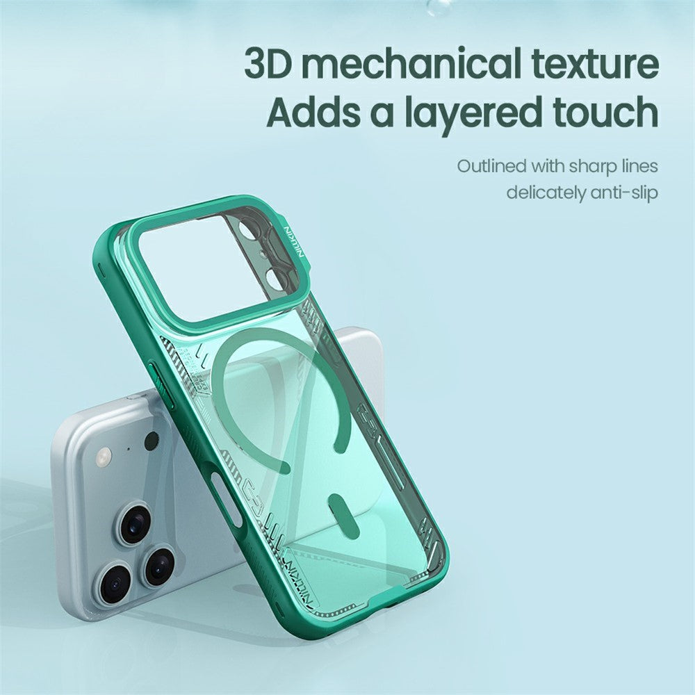 NILLKIN Iceblade CamProp iPhone 17 Pro Case | PC+TPU | Magnetic Kickstand with Clear Lens Cover - TechGearPal
