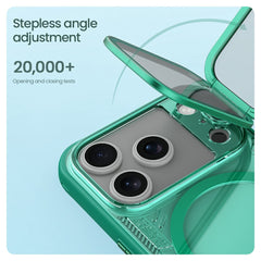 NILLKIN Iceblade CamProp iPhone 17 Pro Case | PC+TPU | Magnetic Kickstand with Clear Lens Cover - TechGearPal
