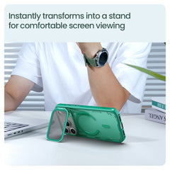 NILLKIN Iceblade CamProp iPhone 17 Pro Case | PC+TPU | Magnetic Kickstand with Clear Lens Cover - TechGearPal