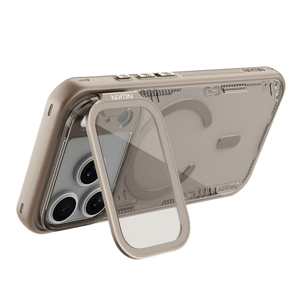 NILLKIN Iceblade CamProp iPhone 17 Pro Case | PC+TPU | Magnetic Kickstand with Clear Lens Cover - TechGearPal