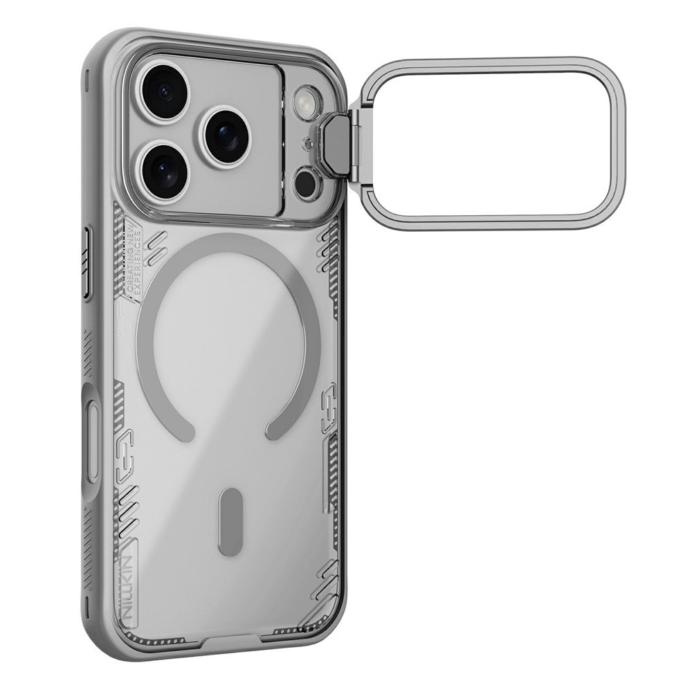 NILLKIN Iceblade CamProp iPhone 17 Pro Case | PC+TPU | Magnetic Kickstand with Clear Lens Cover - TechGearPal