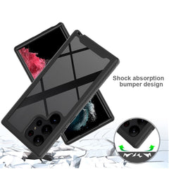 For Samsung Galaxy S23 Ultra PC + TPU Hybrid Cover Full Protection PET Screen Protector Phone Case