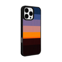 EYCASE For iPhone 16 Pro Max Magnetic Case  Kevlar Series UV Printed Black Edge TPU Acrylic Phone Cover - TechGearPal