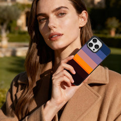 EYCASE For iPhone 16 Pro Max Magnetic Case  Kevlar Series UV Printed Black Edge TPU Acrylic Phone Cover - TechGearPal