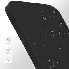 Rubberized Mobile Phone TPU Case for Samsung Galaxy S23, Microfiber Lining Design Straight Edge Protective Cover