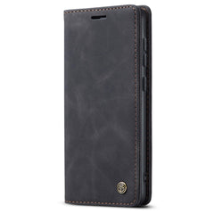 CASEME 013 Series For Samsung Galaxy S23 Stand Function PU Leather Wallet Case Magnetic Auto-absorbed Phone Case