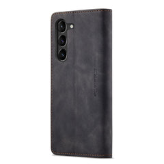 CASEME 013 Series For Samsung Galaxy S23 Stand Function PU Leather Wallet Case Magnetic Auto-absorbed Phone Case