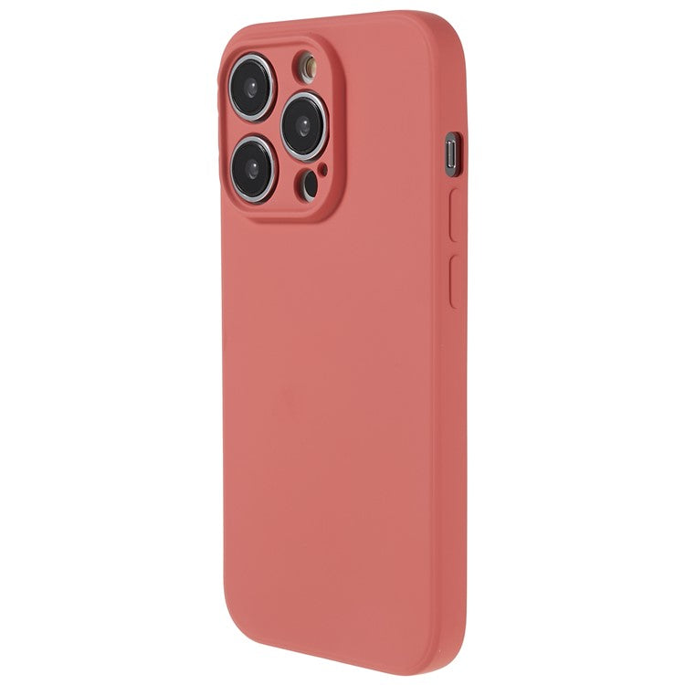 For iPhone 14 Pro Soft TPU Rubberized Phone Case Anti-Scratch Fiber Lining Protective Cover - TechGearPal