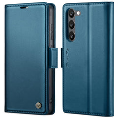 For Samsung Galaxy S23+ Leather Case CASEME 023 RFID Blocking 3 Card Slot Mobile Cover
