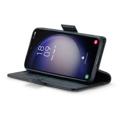 For Samsung Galaxy S23 Leather Case CASEME 023 RFID Blocking 3 Card Slot Mobile Cover