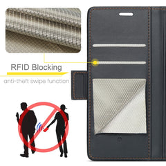 Für Samsung Galaxy S22 5G Ledertasche CASEME 023 RFID-Blockierung 3 Kartensteckplatz Mobile Cover 