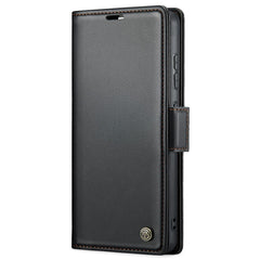 Für Samsung Galaxy S22 5G Ledertasche CASEME 023 RFID-Blockierung 3 Kartensteckplatz Mobile Cover 