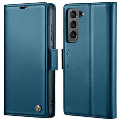 Für Samsung Galaxy S22 5G Ledertasche CASEME 023 RFID-Blockierung 3 Kartensteckplatz Mobile Cover 
