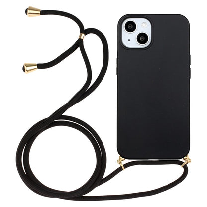 For iPhone 15 Eco Friendly Phone Case Compostable Wheat Straw+TPU Shock Absorbing Cover with Lanyard - TechGearPal