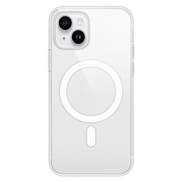 Clear Phone Case for iPhone 15 , Magnetic Ring Acrylic+TPU Phone Shell Cover Compatible with MagSafe - TechGearPal