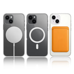 Clear Phone Case for iPhone 15 , Magnetic Ring Acrylic+TPU Phone Shell Cover Compatible with MagSafe - TechGearPal