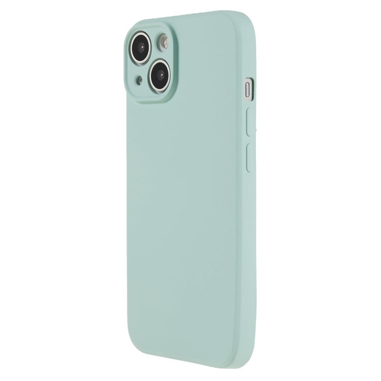 Fiber Lining Shell for iPhone 15 Candy Color Anti-Drop TPU Phone Case Rubberized Phone Cover - TechGearPal