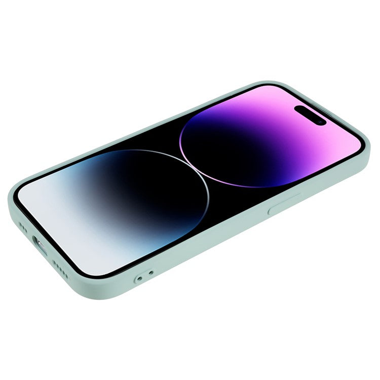 Rubberized Candy Color Shell for iPhone 15 Pro Soft TPU + Fiber Lining Phone Case Phone Cover - TechGearPal