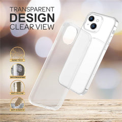 Anti-fingerprint Transparent TPU Case for iPhone 15 , Anti-scratch Protective Phone Cover - TechGearPal
