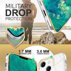 Anti-fingerprint Transparent TPU Case for iPhone 15 , Anti-scratch Protective Phone Cover - TechGearPal