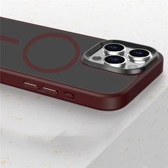 Magnetic Case for iPhone 15 Pro Compatible with MagSafe Skin-touch PC+TPU Matte Phone Cover - TechGearPal