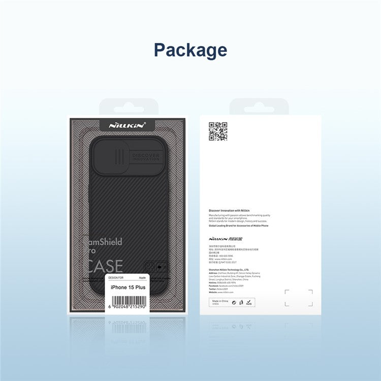 NILLKIN CamShield Pro Series for iPhone 15 Slide Camera Lid Phone Case PC+TPU Anti-drop Cove - TechGearPal