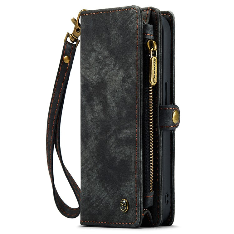 For iPhone 15 Pro Phone Cases CASEME Leather Cover with Detachable Wallet and Stra - TechGearPal