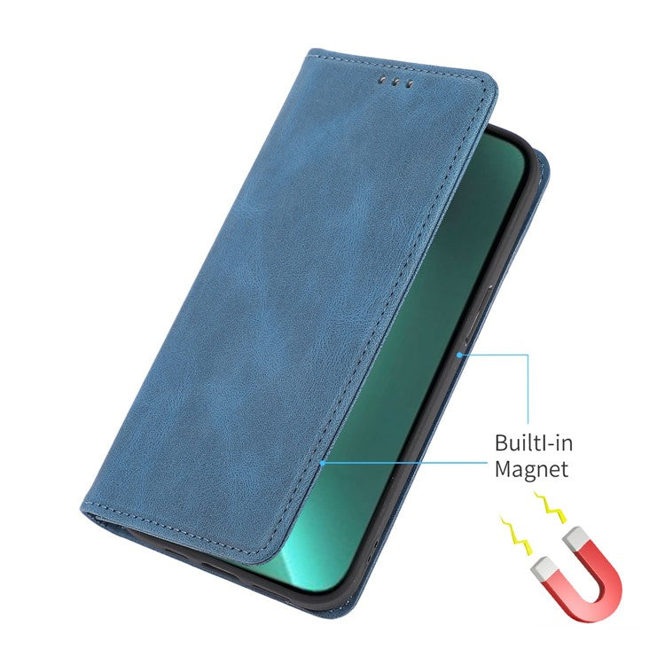 For iPhone 15 Pro Max PU Leather Wallet Phone Case Magnetic Closing Anti-drop Stand Cover - TechGearPal