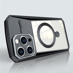 XUNDD For iPhone 15 Plus Ring Kickstand Phone Cover Shockproof PC+TPU Phone Case Compatible with MagSafe - TechGearPal