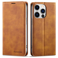 FORWENW Fantasy Series for iPhone 15 Pro Max Skin-touch PU Leather Magnetic Phone Case Phone Cover Wallet - TechGearPal
