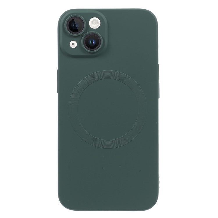 For iPhone 13 Magnetic Phone Case Compatible with MagSafe Anti-Scratch Liquid Silicone Cover with Camera Lens Protecto - TechGearPal