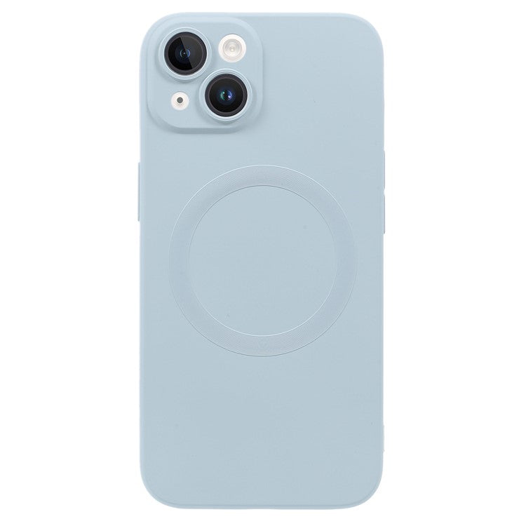 For iPhone 13 Magnetic Phone Case Compatible with MagSafe Anti-Scratch Liquid Silicone Cover with Camera Lens Protecto - TechGearPal