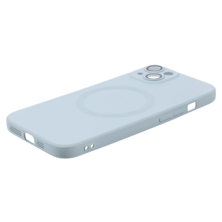 For iPhone 13 Magnetic Phone Case Compatible with MagSafe Anti-Scratch Liquid Silicone Cover with Camera Lens Protecto - TechGearPal
