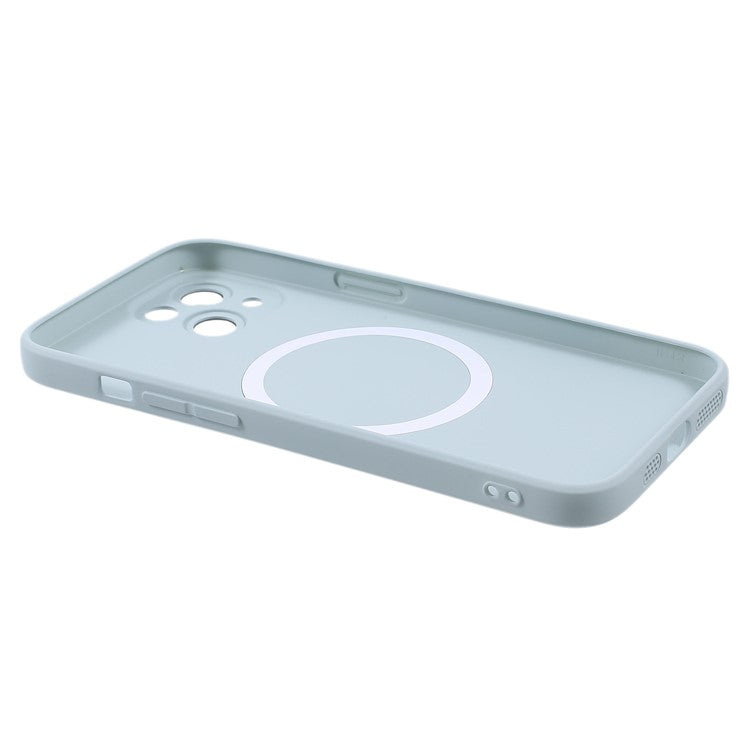 For iPhone 13 Magnetic Phone Case Compatible with MagSafe Anti-Scratch Liquid Silicone Cover with Camera Lens Protecto - TechGearPal