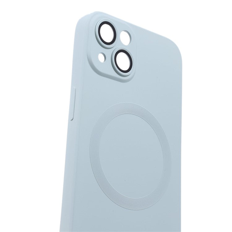 For iPhone 13 Magnetic Phone Case Compatible with MagSafe Anti-Scratch Liquid Silicone Cover with Camera Lens Protecto - TechGearPal