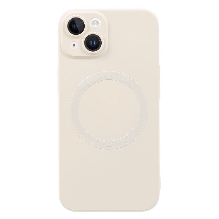 For iPhone 13 Magnetic Phone Case Compatible with MagSafe Anti-Scratch Liquid Silicone Cover with Camera Lens Protecto - TechGearPal