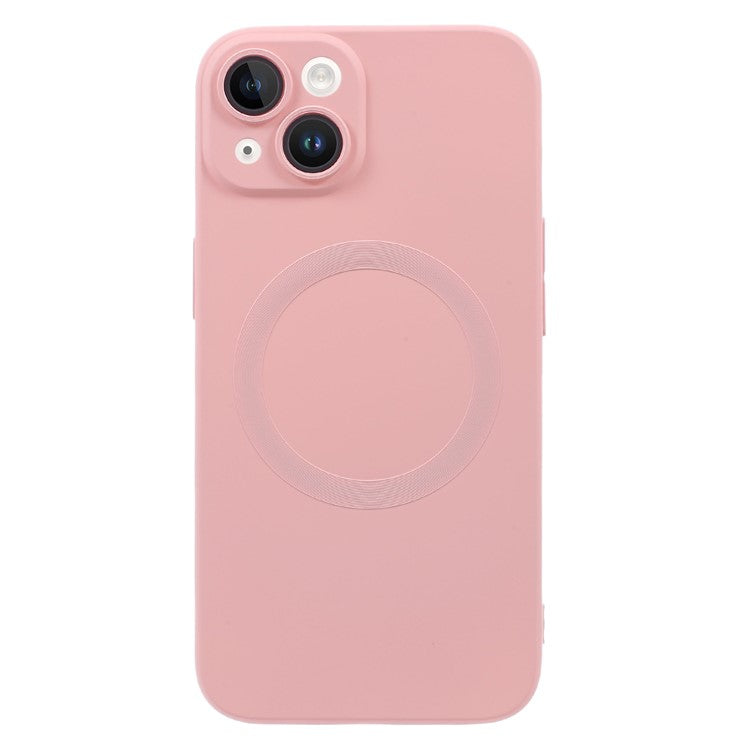 For iPhone 13 Magnetic Phone Case Compatible with MagSafe Anti-Scratch Liquid Silicone Cover with Camera Lens Protecto - TechGearPal