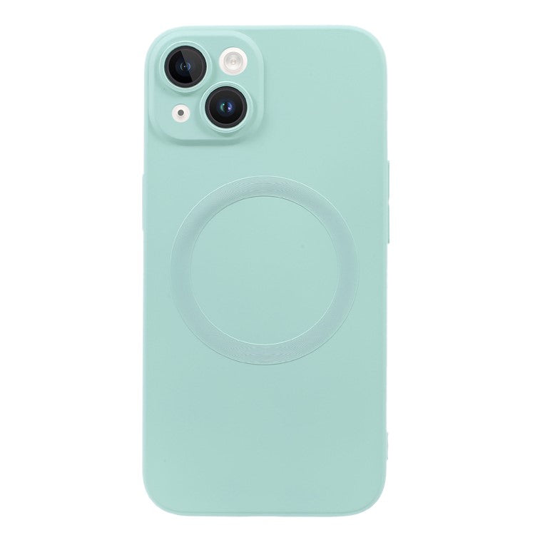 For iPhone 13 Magnetic Phone Case Compatible with MagSafe Anti-Scratch Liquid Silicone Cover with Camera Lens Protecto - TechGearPal
