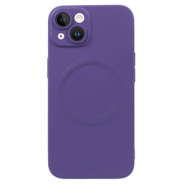 For iPhone 13 Magnetic Phone Case Compatible with MagSafe Anti-Scratch Liquid Silicone Cover with Camera Lens Protecto - TechGearPal