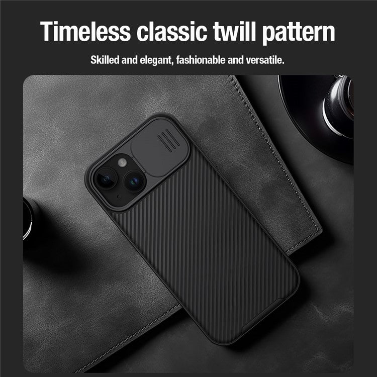 NILLKIN CamShield Pro Case for iPhone 15 Plus Magnetic Phone Cover Camera Lens Protection PC+TPU Cas - TechGearPal