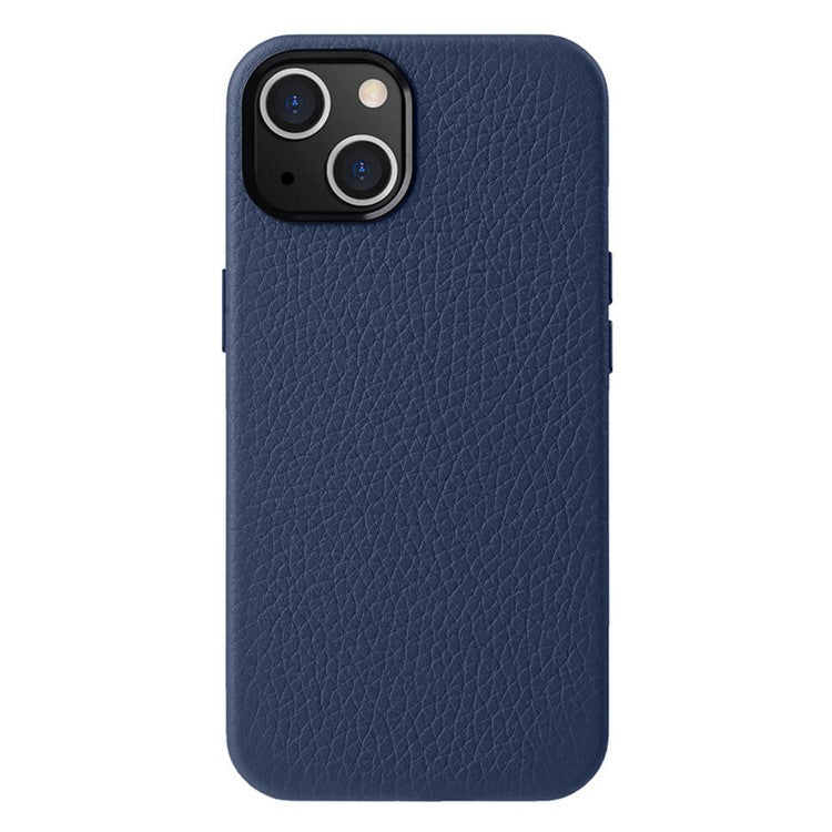 MELKCO For iPhone 14 Plus Case Magnetic Genuine Cow Leather+PC Anti-drop Phone Cove - TechGearPal