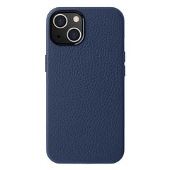 MELKCO For iPhone 14 Plus Case Magnetic Genuine Cow Leather+PC Anti-drop Phone Cove - TechGearPal