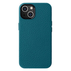 MELKCO For iPhone 14 Plus Case Magnetic Genuine Cow Leather+PC Anti-drop Phone Cove - TechGearPal
