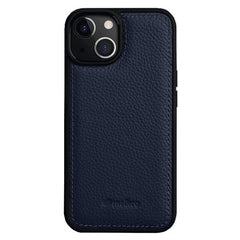 MELKCO For iPhone 15 Plus Case Genuine Cow Leather+PC Back Shell Phone Cove - TechGearPal