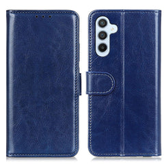 For Samsung Galaxy S25 / S24 Case Wallet Crazy Horse Texture PU Leather Phone Cover