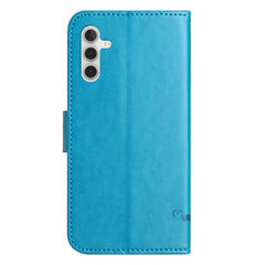 Coque de protection en cuir PU imprimé pour Samsung Galaxy S25/S24, résistante aux chutes 