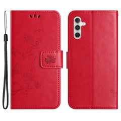 Coque de protection en cuir PU imprimé pour Samsung Galaxy S25/S24, résistante aux chutes 